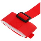 Связки для лыж с ремнём, цвет красный - Фото 5