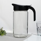 Кувшин «Амфора», 1.5 л, с крышкой, стекло, прозрачный - Фото 1