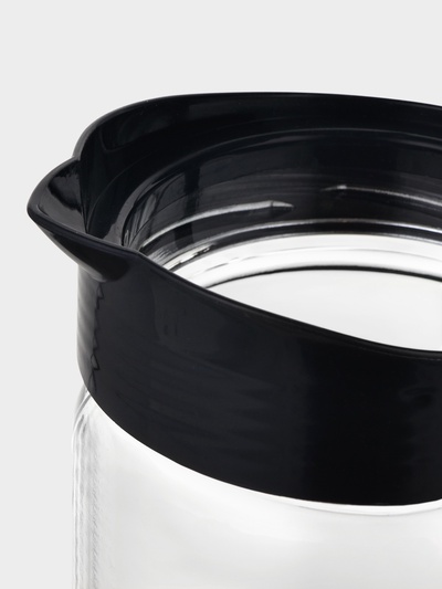 Кувшин «Амфора», 1.5 л, с крышкой, стекло, прозрачный