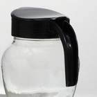 Кувшин «Фонарь», стеклянный, 1.5 л, с черной крышкой - фото 25374555
