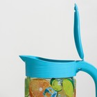 Кувшин «Цитрус», стеклянный, 1.5 л, с голубой крышкой 9903045