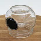 Набор банок для хранения «Меловой дизайн», ТО-82 мм, стеклянный, 350 мл, 2 шт, с мелком для маркировки - Фото 5