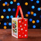 Подарочная коробка "Весёлый Дед Мороз", 11 х 6 х 11 см - Фото 3