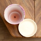 Набор горшков Авангард элегант, 0,3 / 0,8 / 1,7 / 3,2 л, желто-розовый - фото 24442291