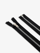 Молния металлическая, №5, разъёмная, замок автомат, 50 см, чёрная - Фото 3