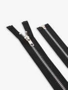 Молния металлическая, №5, разъёмная, замок автомат, 80 см, чёрная - Фото 3