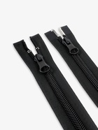 Молния «Спираль», №10, разъёмная, 2 замка, замки автомат, 110 см, чёрная - Фото 3