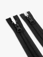 Молния «Спираль», №10, разъёмная, 2 замка, замки автомат, 120 см, чёрная - Фото 3