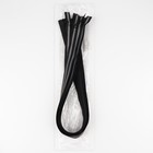 Молния «Спираль», №5, разъёмная, водонепроницаемая, со светоотражающей лентой, замок автомат, 110 см, цвет чёрный/серый, цена за 1 штуку - Фото 3