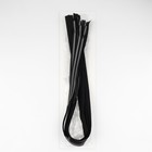 Молния «Спираль», №7, разъёмная, водонепроницаемая, со светоотражающей лентой, замок автомат, 60 см, цвет чёрный/серый, цена за 1 штуку - Фото 3