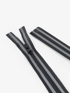 Молния «Спираль», №7, разъёмная, водонепроницаемая, со светоотражающей лентой, замок автомат, 100 см, чёрная - Фото 3