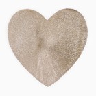 Салфетка сервировочная Доляна сердце цв.золото, d 38 см - фото 4626402