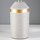 Настольная лампа "Брианна" Е14 40Вт серо-золотой 22х22х36,5 см RISALUX - фото 22571481