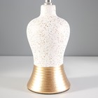 Настольная лампа «Джина» Е14 40 Вт бело-золотой 22×22×30 см RISALUX - Фото 4