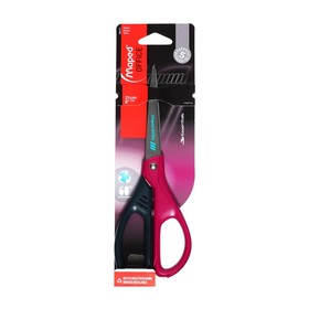 Ножницы 21 см Maped ESSENTIALS GREEN DECO эргономичные, симметричные, в блистере, МИКС