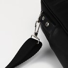 Сумка деловая на молнии, TEXTURA, 2 наружных кармана, цвет чёрный - Фото 6
