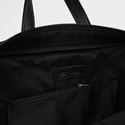 Сумка деловая на молнии, TEXTURA, 2 наружных кармана, цвет чёрный - Фото 9