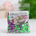 Посыпка кондитерская с эффектом неона в цветной глазури "Лайм, ультрафиолет", 50 г - Фото 4