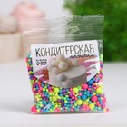 Новогодняя посыпка кондитерская с мягким центром, (фиолетовые, зеленые, белые), 50 г 10087938 - Фото 2