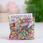 Новогодняя посыпка кондитерская с мягким центром "Неон", синий, розовый, лимонный, лайм, ультрафиолет, 50 г - Фото 4