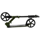 УЦЕНКА Самокат городской, склад. GRAFFITI, кол. PU 200, 86A, подножка, ABEC 9, хаки - Фото 9