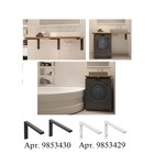 Столешница для ванной Лофт DQ Sonata под мойку/раковину МДФ, 1000х500х28, Дуб Мелфорд - фото 25590150