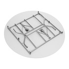 Стол складной Дельта круглый D1500, 1500х1500х750, Белый/Серый  (артикул 9915342)  большой выбор товаров оптом и в розницу по низким ценам с доставкой