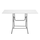 Стол складной Ривьера, 1200х600х750, Белый/Серый - фото 30321989