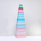 Набор подарочных коробок 15 в 1 «Нежность» 47.5×36×17.5 - 13×8×4.5 см - Фото 3