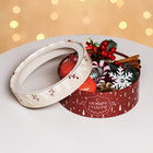 Коробка подарочная новогодняя с окном «С Новым годом» 18×18×6 см - Фото 8