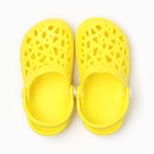 Пантолеты пляжные детские, размер 22 ,цвет жёлтый - Фото 2