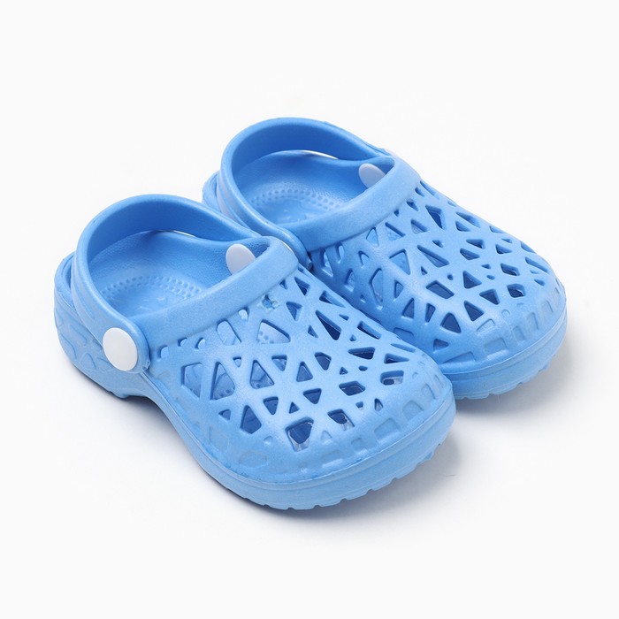 Пантолеты пляжные детские, размер 22, цвет голубой