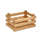 Ящик деревянный для хранения Polini Home Basket, цвет лакированный, 23х17х12 см - фото 297527414