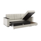 Диван угловой «Атлант», с подлокотниками ЛДСП, экокожа, цвет бежевый - Фото 9