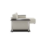 Диван угловой «Атлант», со столиком ЛДСП, экокожа, цвет бежевый - Фото 2