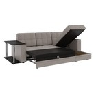 Диван угловой «Атлант», со столиком ЛДСП, рогожка, цвет бежевый - Фото 5