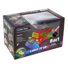 Конструктор светодиодный 8 в 1 «Грузовик», 106 элементов - Фото 1