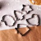 Набор форм для печенья «Зимние приключения», металл, 10 шт - Фото 5