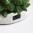 Светодиодная фигура «Рождественская ель» 22 × 34 × 22 см, полистоун, батарейки ААх3 (не в комплекте), USB, свечение мульти - фото 10928390