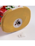 Светодиодная фигура «Домик из сладостей» 13×12×9 см, полистоун, от батареек LR44×3, свечение тёплое белое 9618261