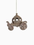 Ёлочная игрушка «Карета» 10×8.5 см, золотистый - фото 119329792