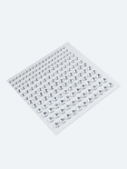 Стразы самоклеящиеся, d=3/4/5/6 мм, набор 165 шт. на листе, серебряный - Фото 3