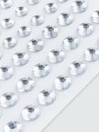 Стразы самоклеящиеся, d=3/4/5/6 мм, набор 165 шт. на листе, серебряный - Фото 4