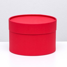 Подарочная коробка «Рубин», красная, завальцованная, без окна, 16 х 10,5 см