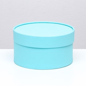 Подарочная коробка «Морская волна», голубая, завальцованная, без окна, 18 х 10 см