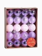Ёлочные игрушки «Традиция» шары новогодние, d=4 см, 20 шт., треск, сиреневый - Фото 10