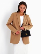 Сумка женская мессенджер на магните, 22×7×14 см, чёрная - Фото 12