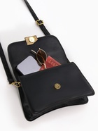 Сумка женская мессенджер на магните, 22×7×14 см, чёрная - Фото 5