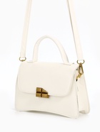 Сумка женская мессенджер на магните, 22×7×14 см, белая - Фото 8