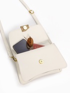 Сумка женская мессенджер на магните, 22×7×14 см, белая - Фото 5